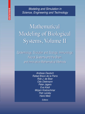 cover image of Mathematical Modeling of Biological Systems, Volume II